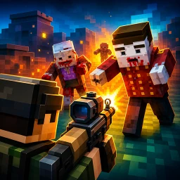 Ícone de Blocky Zombie Gun Warfare
